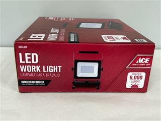 Ace 6000 lm LED Corded Stand (H or Scissor) Work Light NEW